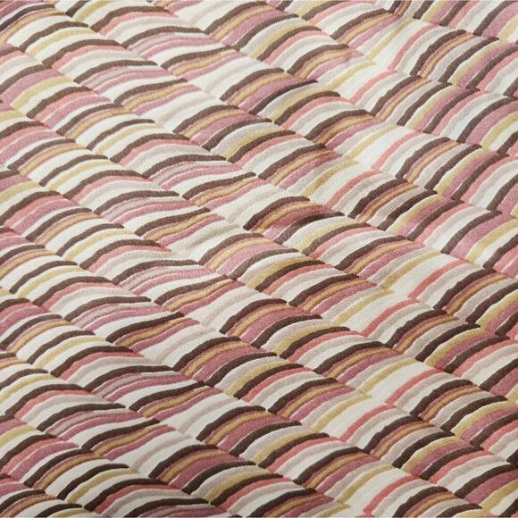 LAFAYETTE SILK PINK/BEIGE SILK SKIRT WITH SIDE ZIP SIZE 10 - Picture 3 of 7